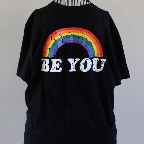 Be You LGBTQ friendly tee rainbow - Picture 1 of 1